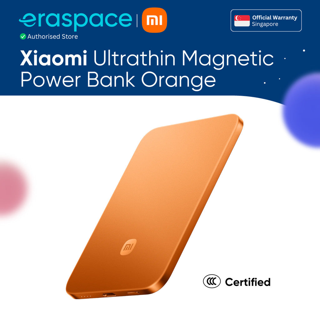 Eraspace Xiaomi UltraThin Magnetic Power Bank 5000 15W product image at Eraspace Singapore