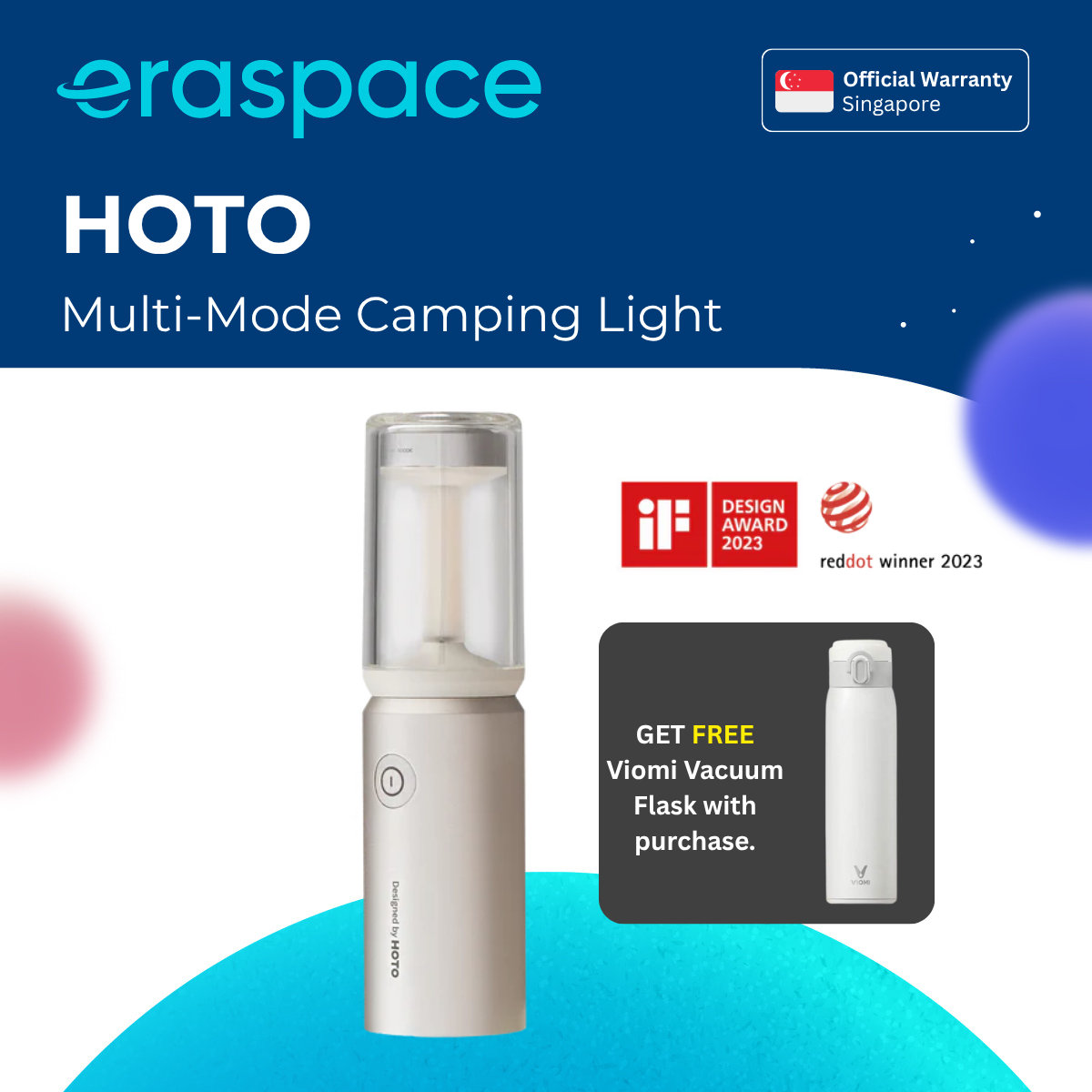 HOTO Multi-Mode Camping Light product image at Eraspace Singapore