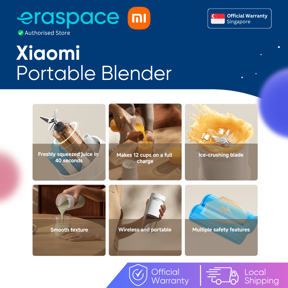 Xiaomi Portable Blender - Eraspace
