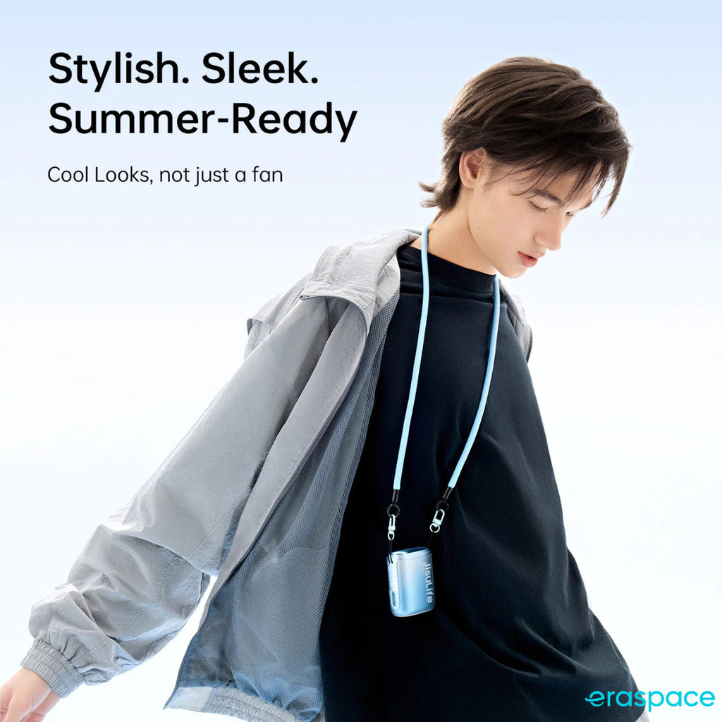 JisuLife Neck Fan Life5 product image at Eraspace Singapore