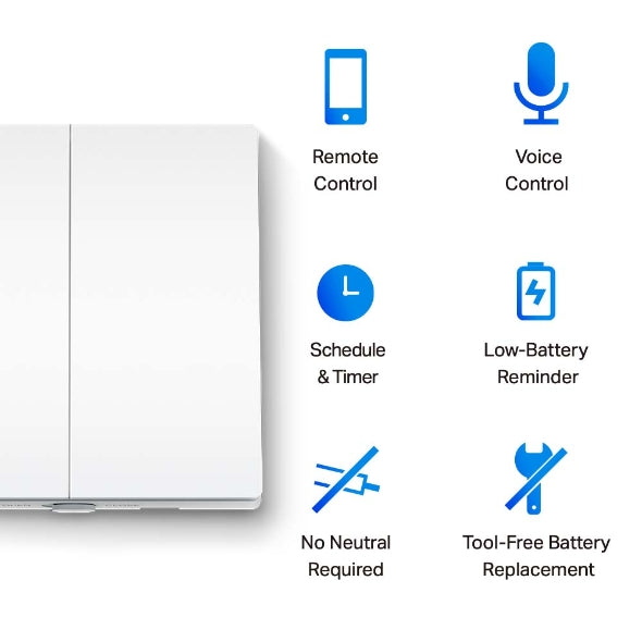 TP-Link Tapo Smart Light Switch No Neutral Wire No Capacitor Needed Smart Wall Light S220