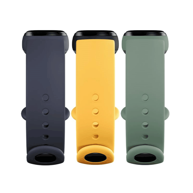 Mi Smart Band 5 Strap (3-Pack) - Mint Green, Navy, Yellow