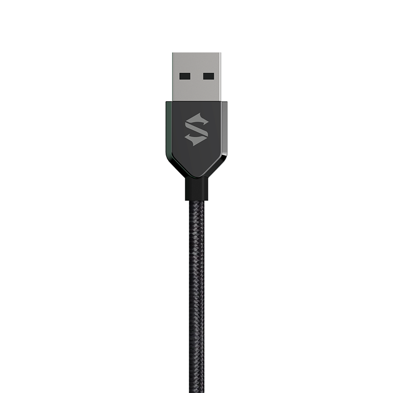 Black Shark Right-Angle USB-C Cable